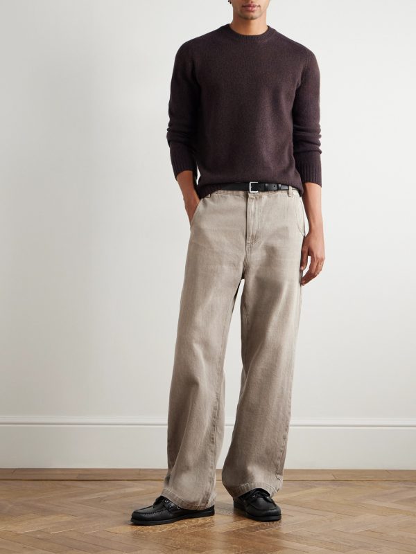 Wool and Cashmere-Blend Sweater - OU Wool and Cashmere-Blend Sweater - OU