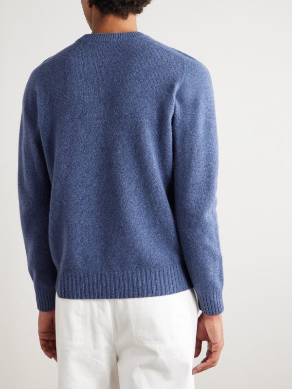 Wool and Cashmere-Blend Sweater - BK