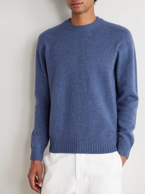 Wool and Cashmere-Blend Sweater - FR