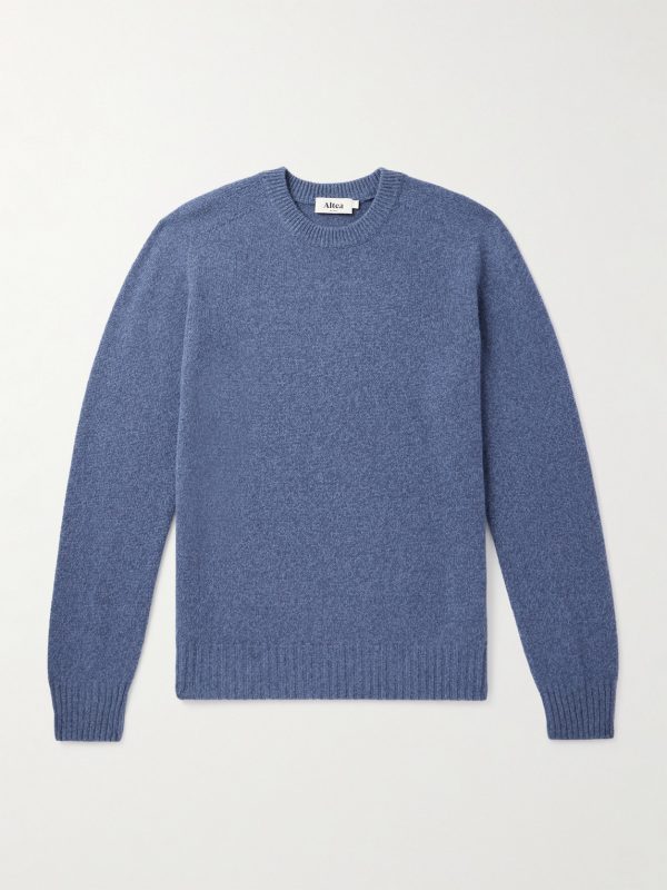 Wool and Cashmere-Blend Sweater