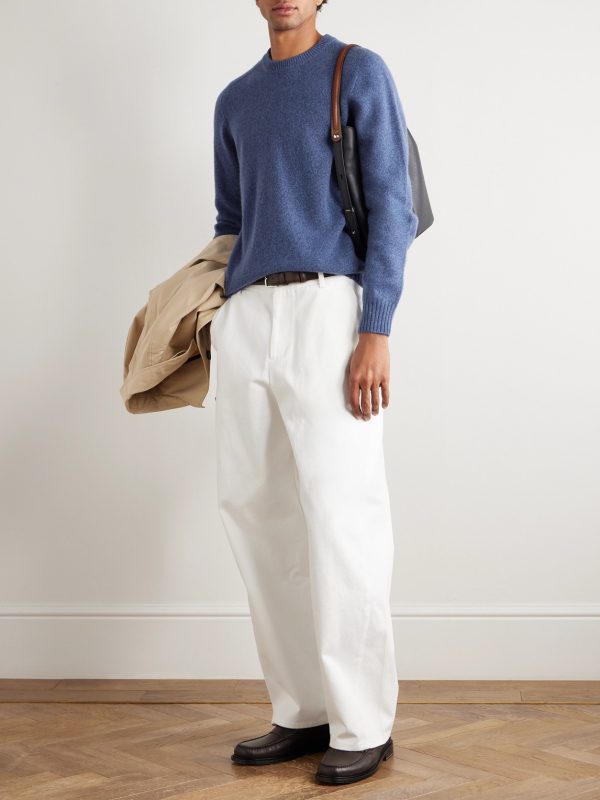 Wool and Cashmere-Blend Sweater - OU