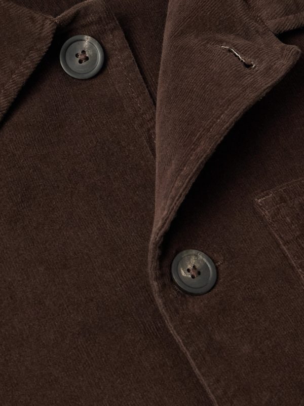 Constantin Garment-Dyed Stretch-Cotton Corduroy Overshirt - CU
