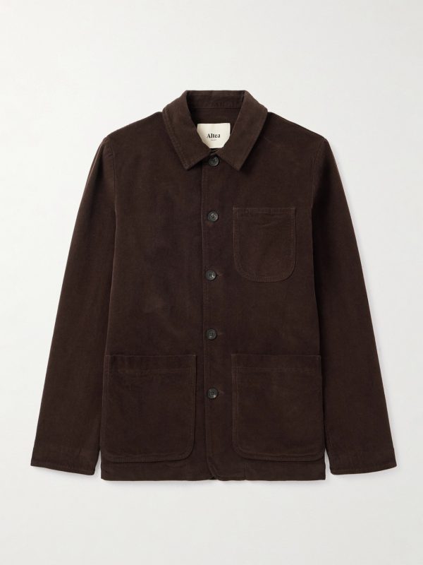 Constantin Garment-Dyed Stretch-Cotton Corduroy Overshirt