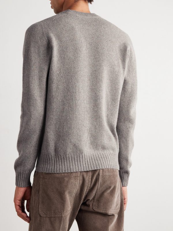 Wool and Cashmere-Blend Sweater - BK Wool and Cashmere-Blend Sweater - BK