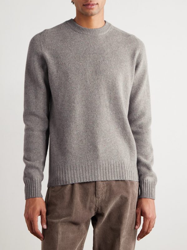Wool and Cashmere-Blend Sweater - FR Wool and Cashmere-Blend Sweater - FR