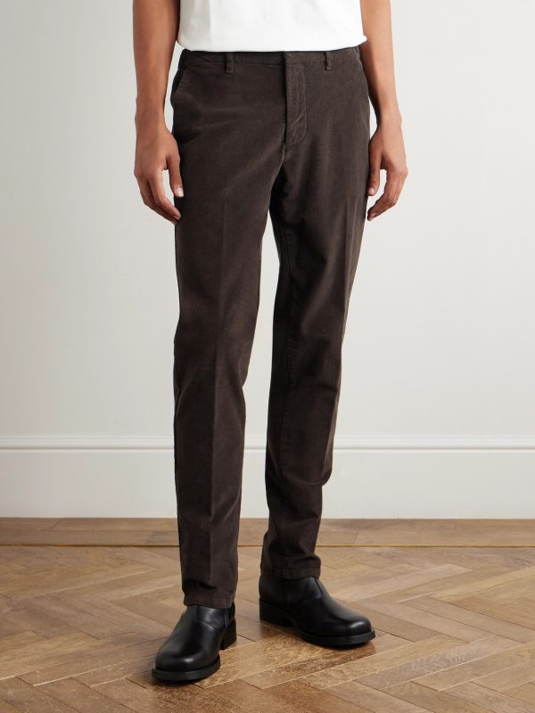 Dumbo Straight-Leg Stretch-Cotton Corduroy Trousers - FR