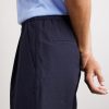 Straight-Leg Pleated Wool-Blend Seersucker Trousers - CU Straight-Leg Pleated Wool-Blend Seersucker Trousers - CU