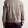 Lennox Suede Bomber Jacket - BK