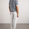 Mattia Straight-Leg Linen Drawstring Trousers - BK Mattia Straight-Leg Linen Drawstring Trousers - BK