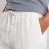 Mattia Straight-Leg Linen Drawstring Trousers - CU Mattia Straight-Leg Linen Drawstring Trousers - CU