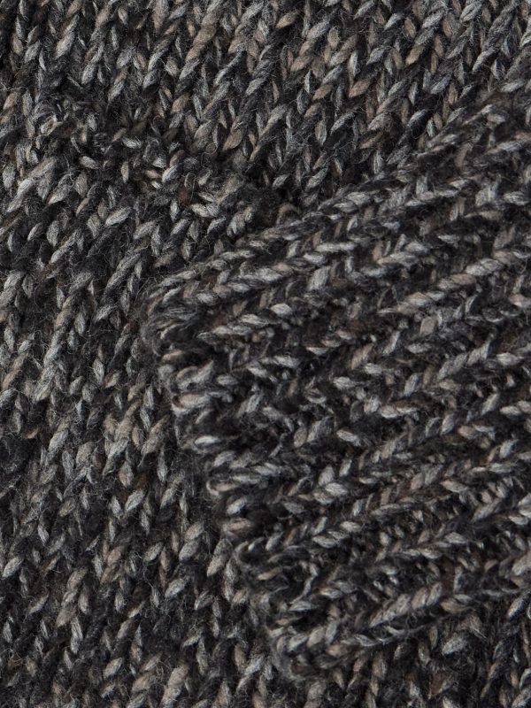Double-Breasted Shawl-Collar Knitted Cardigan - E1