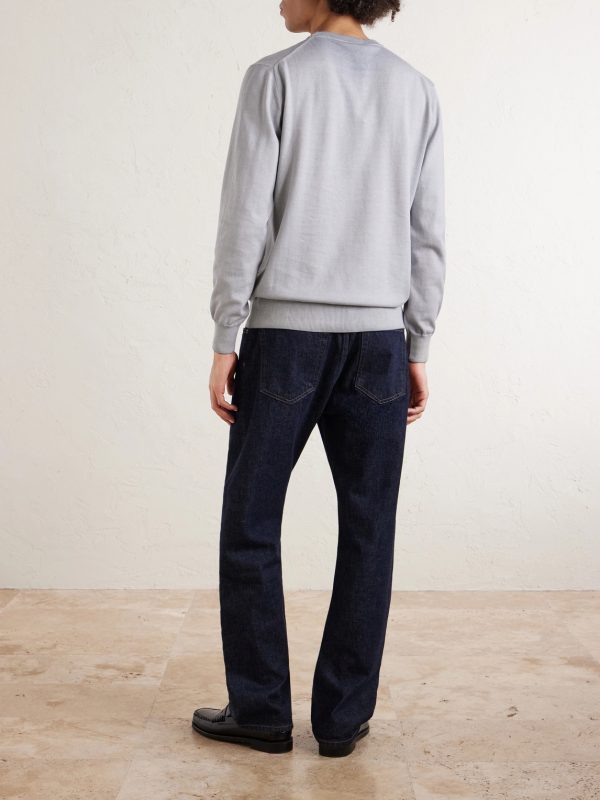 Cotton and Cashmere-Blend Sweater - BK