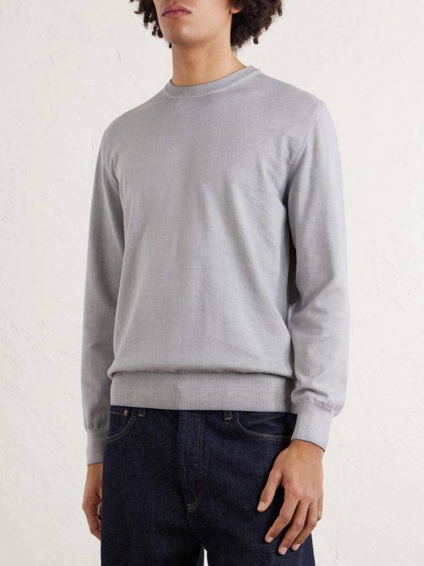 Cotton and Cashmere-Blend Sweater - FR