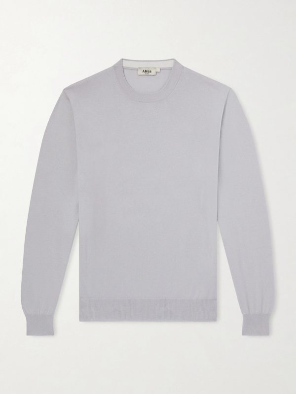Cotton and Cashmere-Blend Sweater