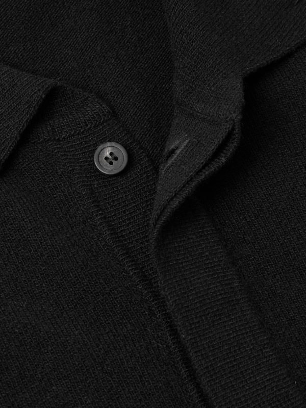 Wool and Cashmere-Blend Polo Shirt - CU
