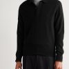 Wool and Cashmere-Blend Polo Shirt - FR
