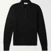 Wool and Cashmere-Blend Polo Shirt