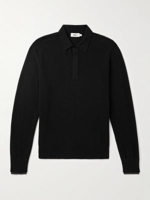 Wool and Cashmere-Blend Polo Shirt