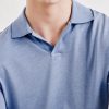 Pierre Lyocell and Cotton-Blend Polo Shirt - CU Pierre Lyocell and Cotton-Blend Polo Shirt - CU