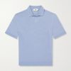 Pierre Lyocell and Cotton-Blend Polo Shirt Pierre Lyocell and Cotton-Blend Polo Shirt