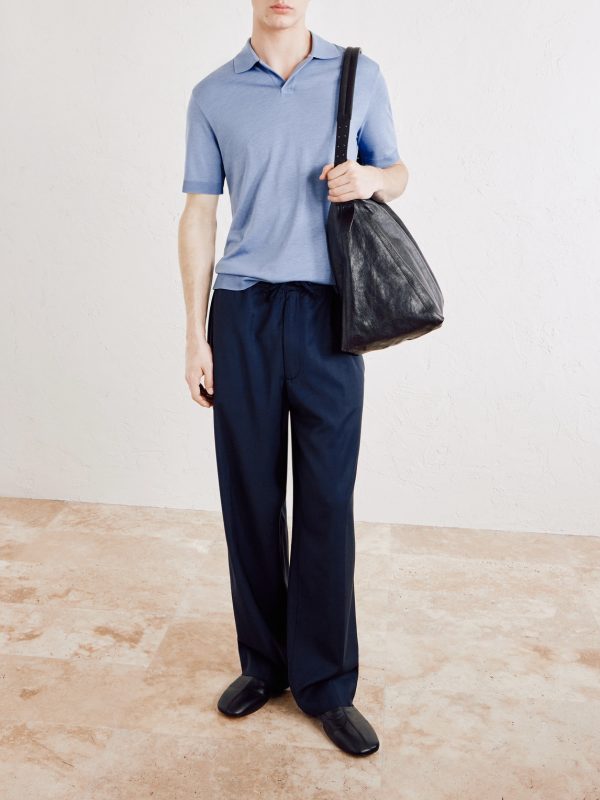 Pierre Lyocell and Cotton-Blend Polo Shirt - OU Pierre Lyocell and Cotton-Blend Polo Shirt - OU