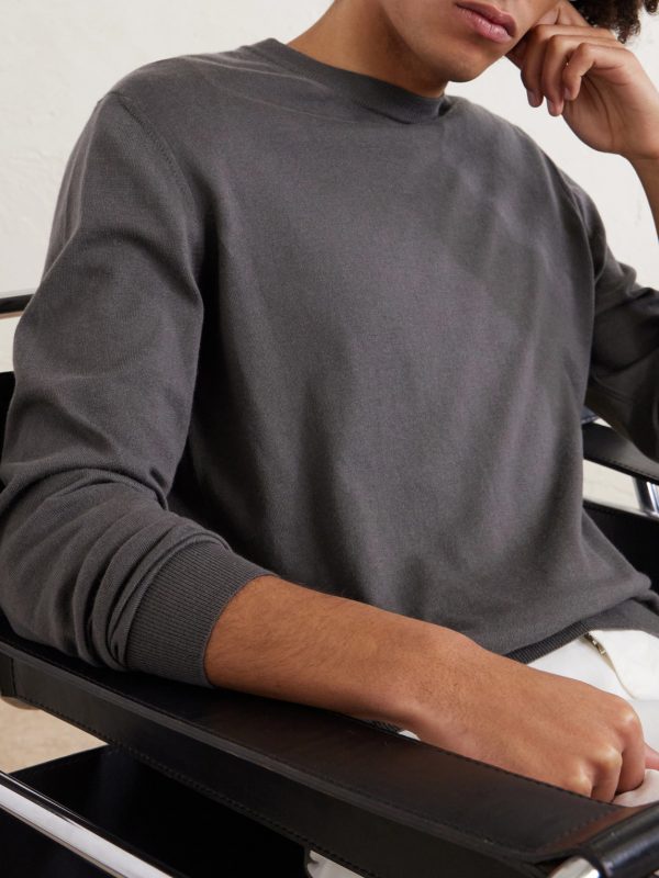 Cotton and Cashmere-Blend Sweater - CU