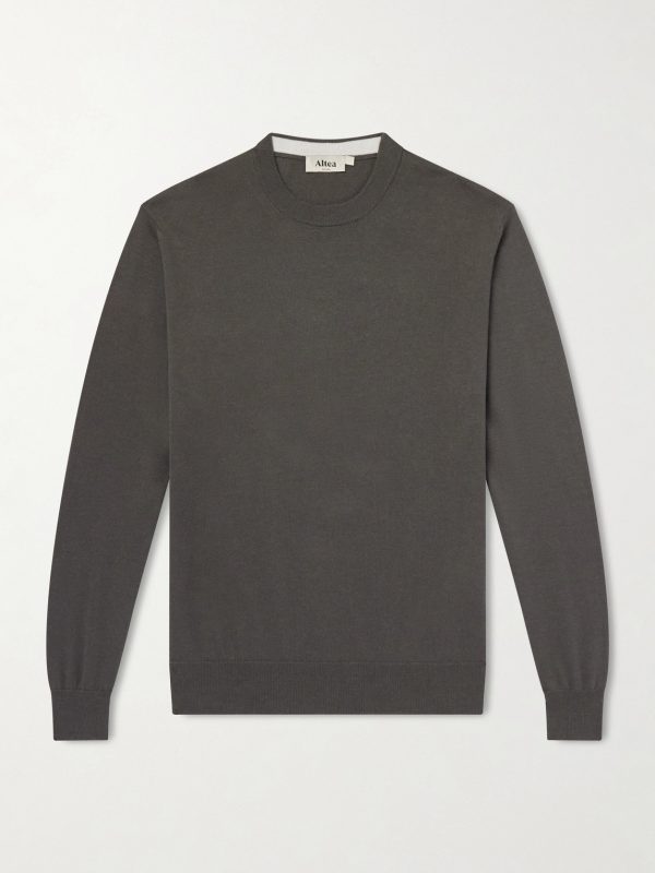 Cotton and Cashmere-Blend Sweater