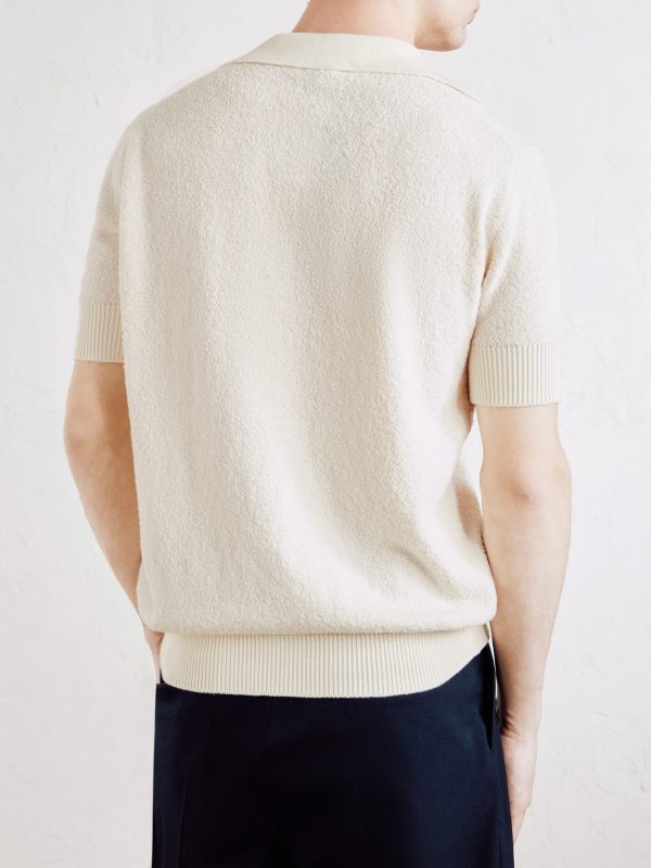 Cotton-Blend Terry Shirt - BK Cotton-Blend Terry Shirt - BK