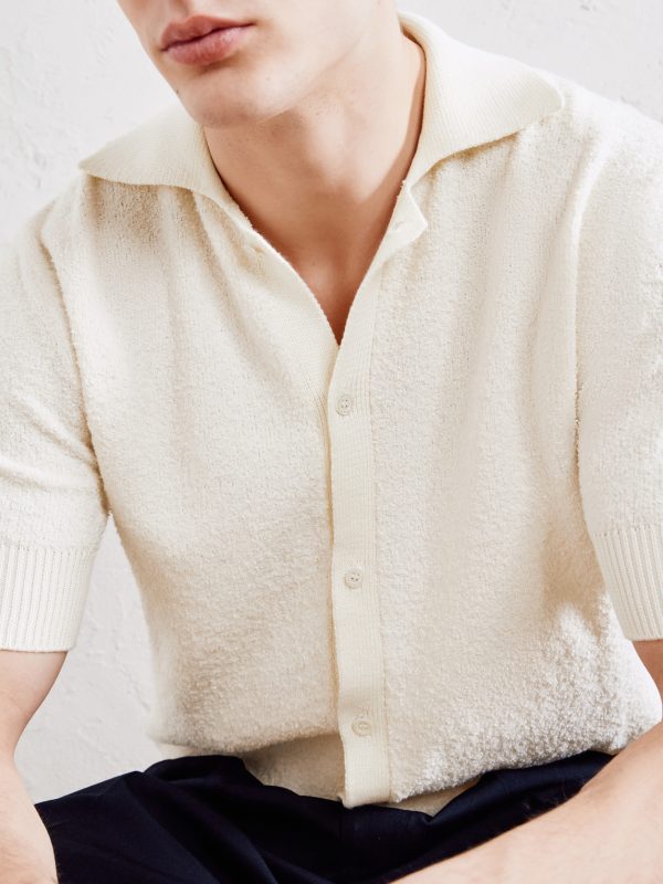 Cotton-Blend Terry Shirt - CU Cotton-Blend Terry Shirt - CU
