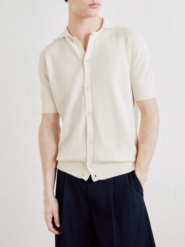 Cotton-Blend Terry Shirt - FR Cotton-Blend Terry Shirt - FR