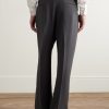 Johnny Straight-Leg Silk and Wool-Blend Trousers - BK