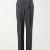 Johnny Straight-Leg Silk and Wool-Blend Trousers