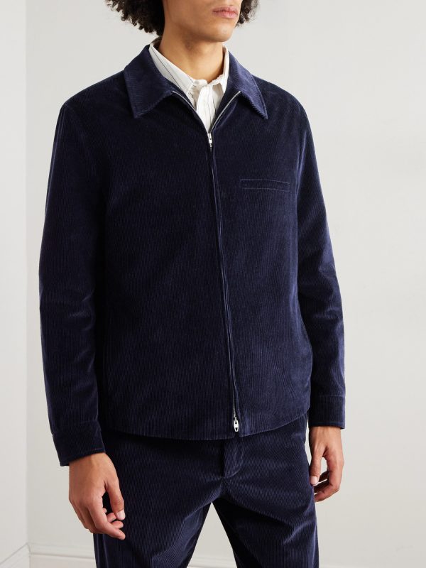 Quebec Cotton and Cashmere-Blend Corduroy Jacket - FR