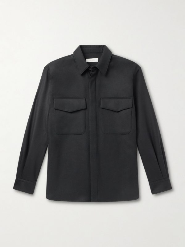 Jonah Virgin Wool-Blend Twill Overshirt Jonah Virgin Wool-Blend Twill Overshirt