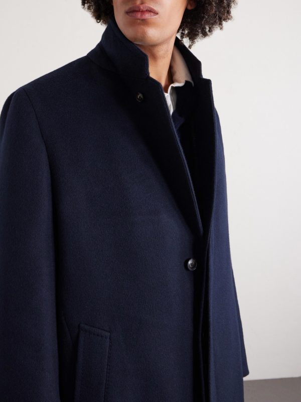 Richard Virgin Wool and Cashmere-Blend Coat - E1 Richard Virgin Wool and Cashmere-Blend Coat - E1
