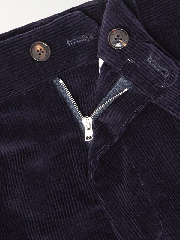 Tony Tapered Cotton and Cashmere-Blend Corduroy Trousers - E1 Tony Tapered Cotton and Cashmere-Blend Corduroy Trousers - E1