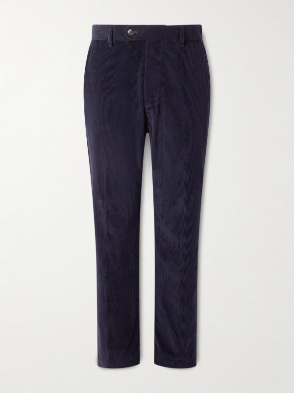Tony Tapered Cotton and Cashmere-Blend Corduroy Trousers Tony Tapered Cotton and Cashmere-Blend Corduroy Trousers