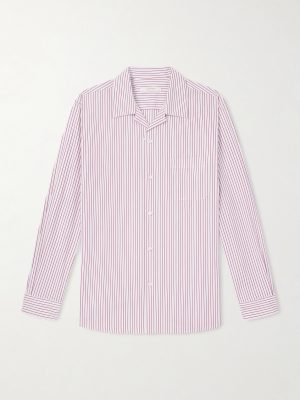 Weekend Striped Cotton-Poplin Shirt