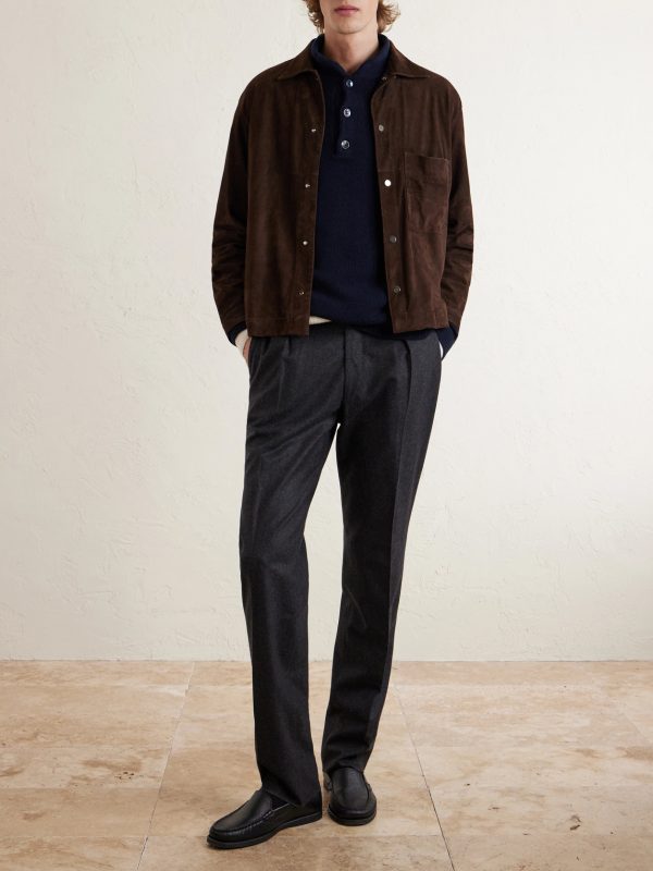 Francis Cashmere Polo Sweater - OU