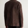 Bruno Shearling-Lined Suede Jacket - BK Bruno Shearling-Lined Suede Jacket - BK