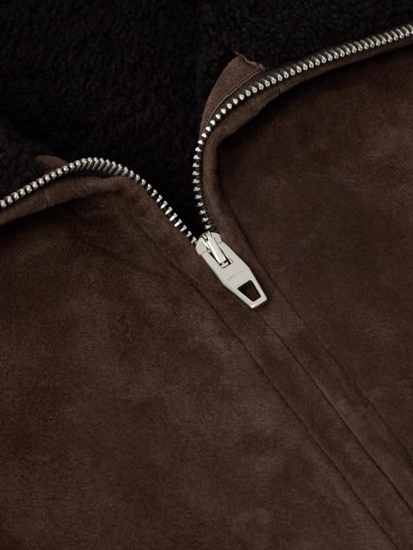 Bruno Shearling-Lined Suede Jacket - CU Bruno Shearling-Lined Suede Jacket - CU