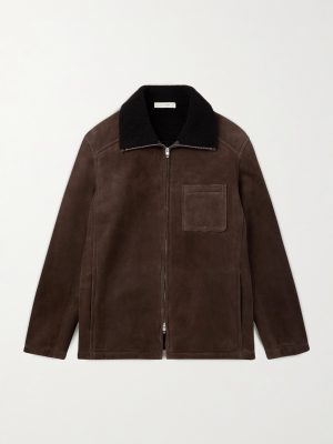 Bruno Shearling-Lined Suede Jacket Bruno Shearling-Lined Suede Jacket