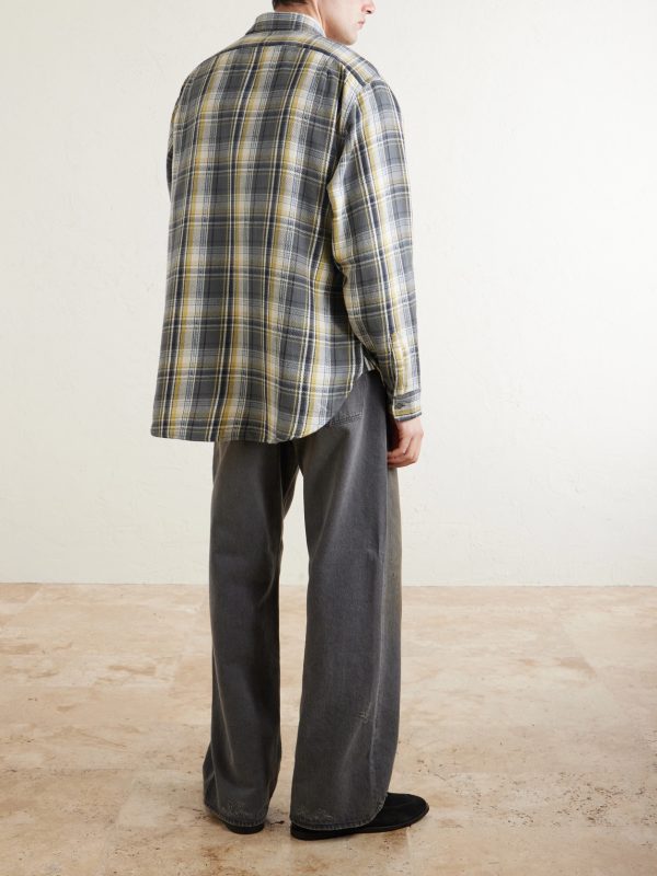 Sunburn Checked Cotton-Flannel Shirt - BK