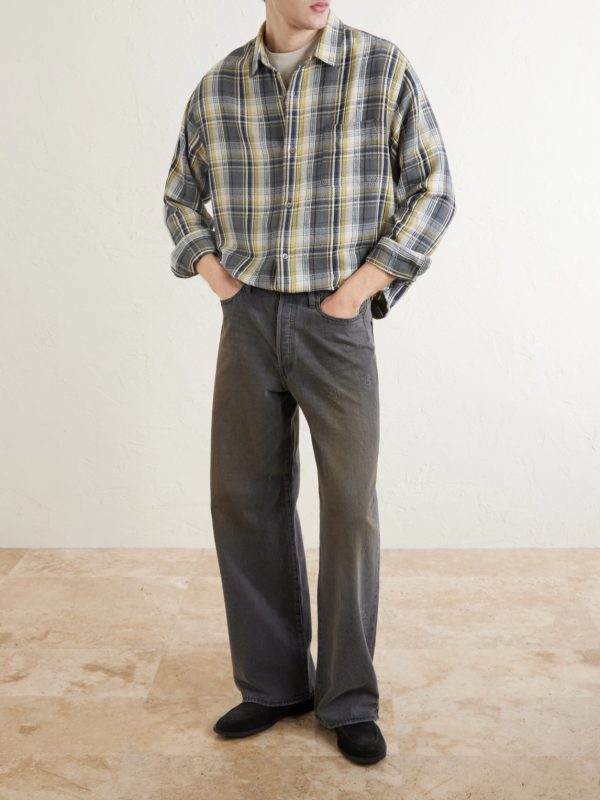 Sunburn Checked Cotton-Flannel Shirt - OU