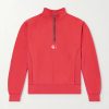 Logo-Embroidered Cotton Half-Zip Sweater Logo-Embroidered Cotton Half-Zip Sweater