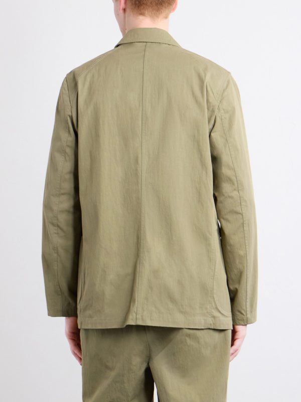 Cotton-Blend Suit Jacket - BK Cotton-Blend Suit Jacket - BK