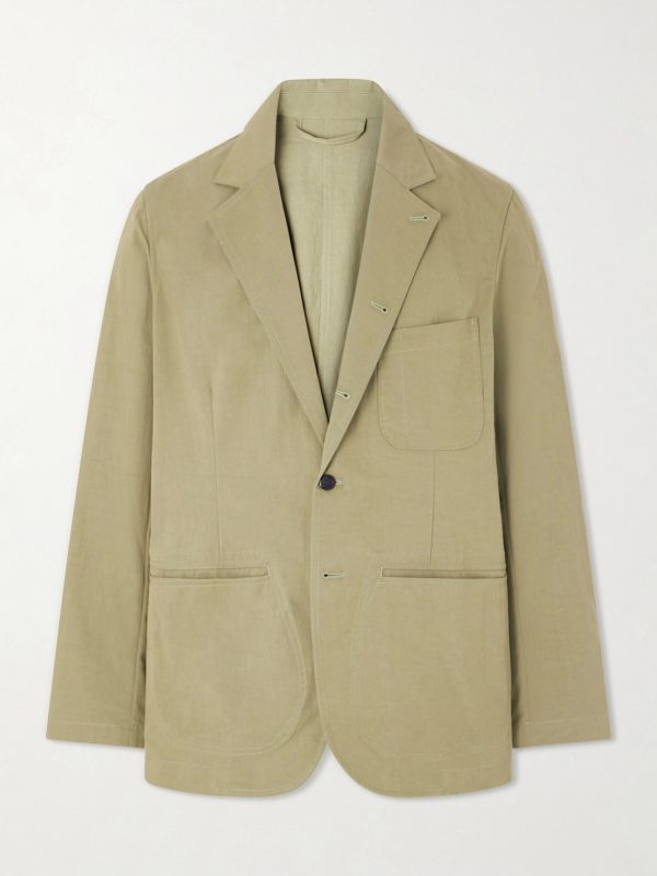 Cotton-Blend Suit Jacket Cotton-Blend Suit Jacket