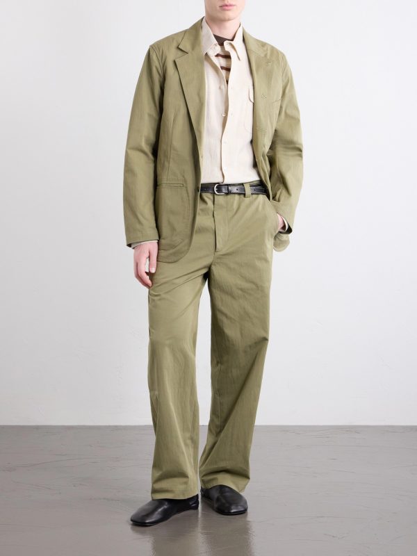 Cotton-Blend Suit Jacket - OU Cotton-Blend Suit Jacket - OU