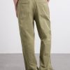 Straight-Leg Cotton Trousers - BK