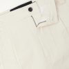 Straight-Leg Pleated Herringbone Cotton Trousers - E1 Straight-Leg Pleated Herringbone Cotton Trousers - E1